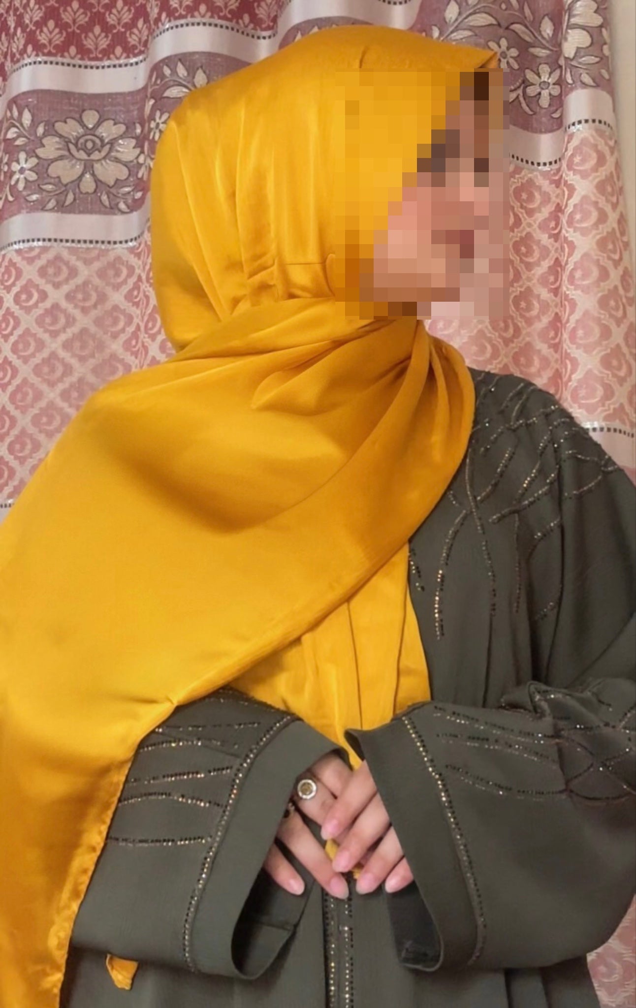 Crinkle silk - Mustard Yellow