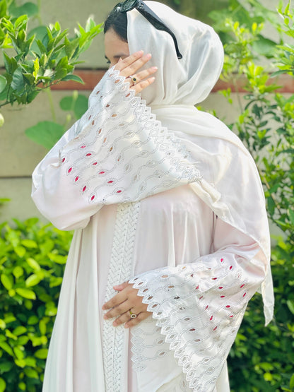 White Jasmine Abaya🕊️