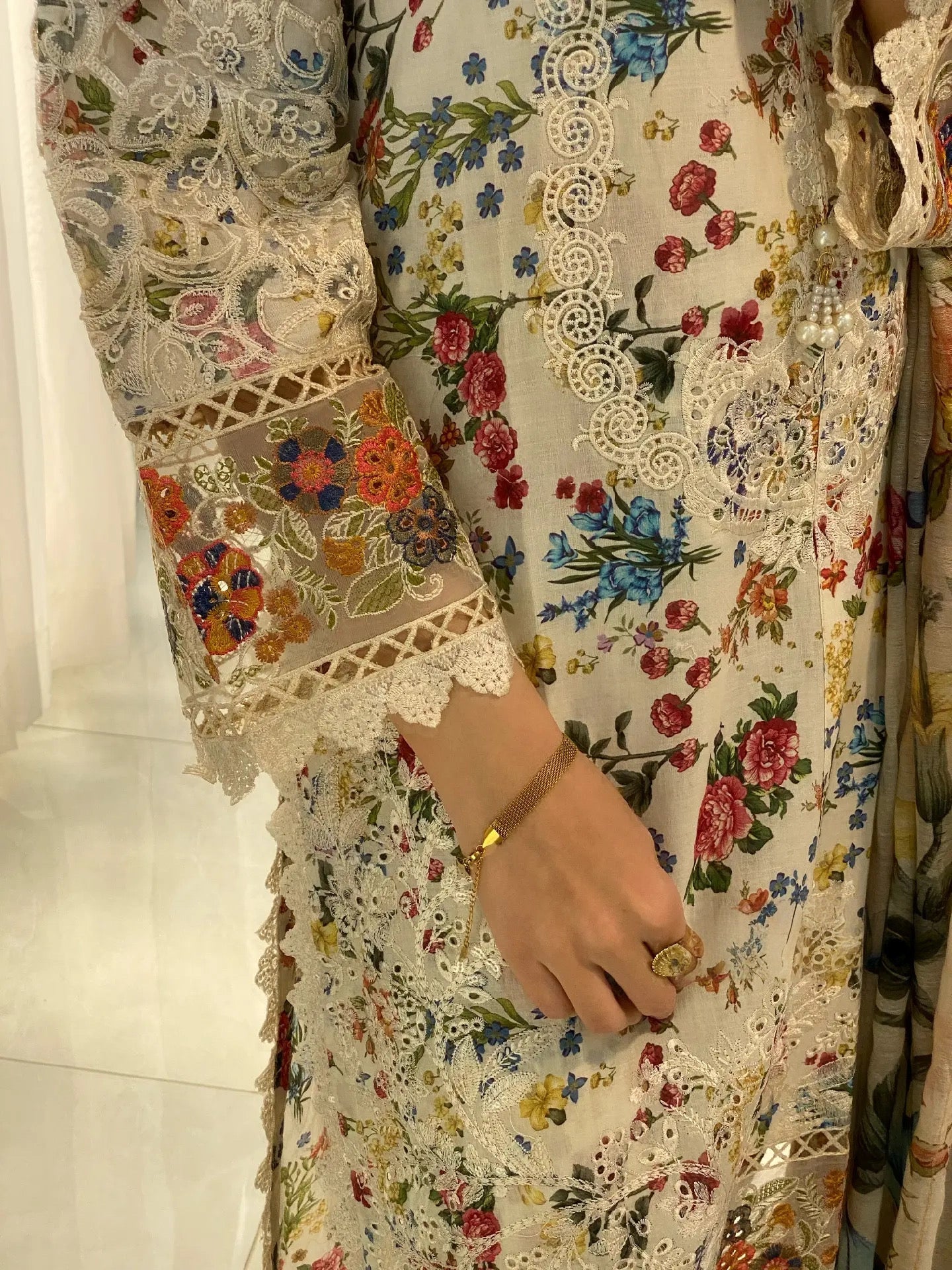 Ember Embroidered Lawn suit