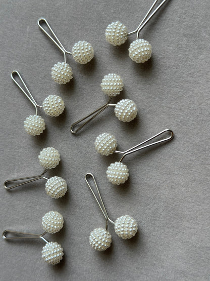 Pack of 2- pearl turkish pins