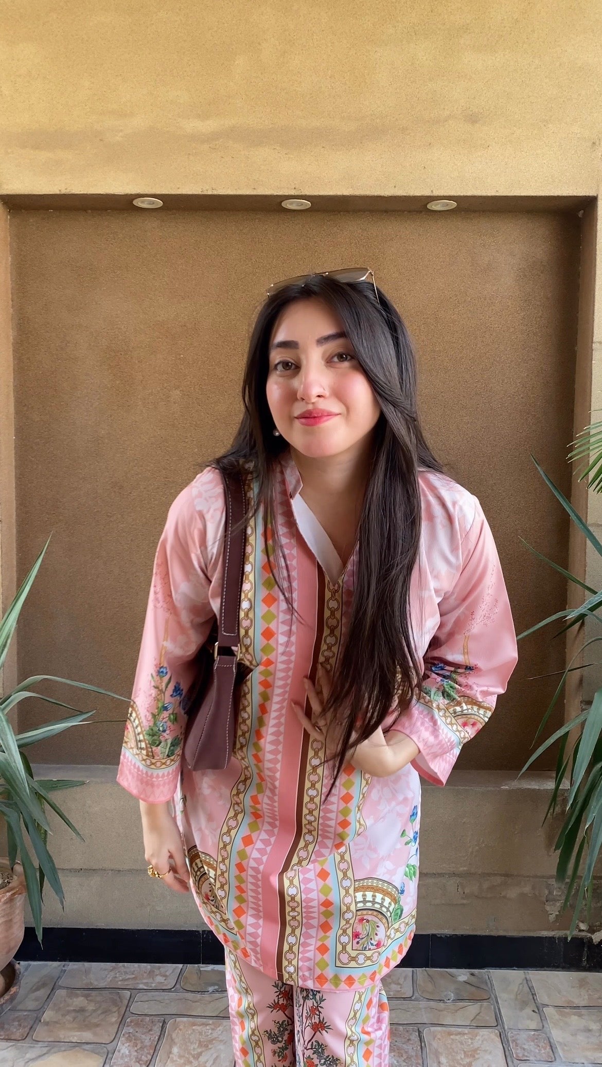 Peach Bloom Co Ord Set