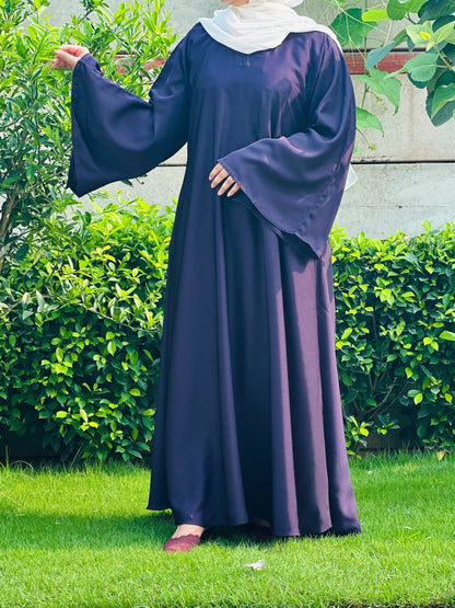 Purple Plain Abaya
