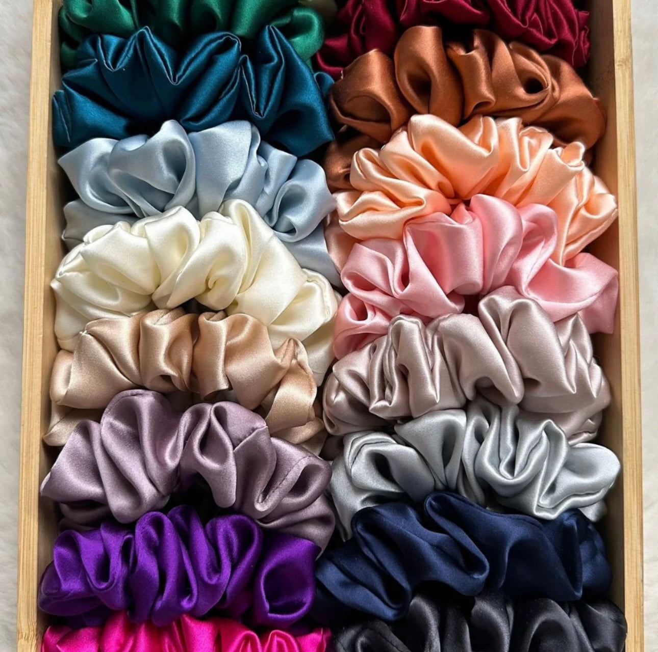 Scrunchies-Satin Silk