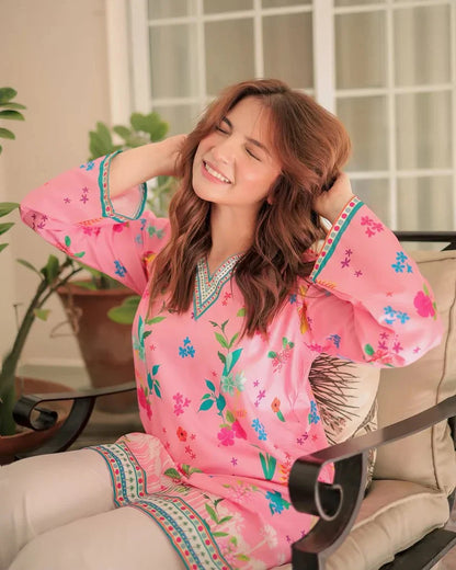 Baby Pink Bloom Co-ord set