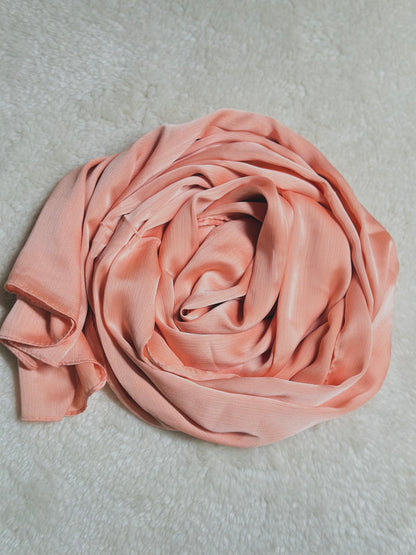 Crinkle silk hijab