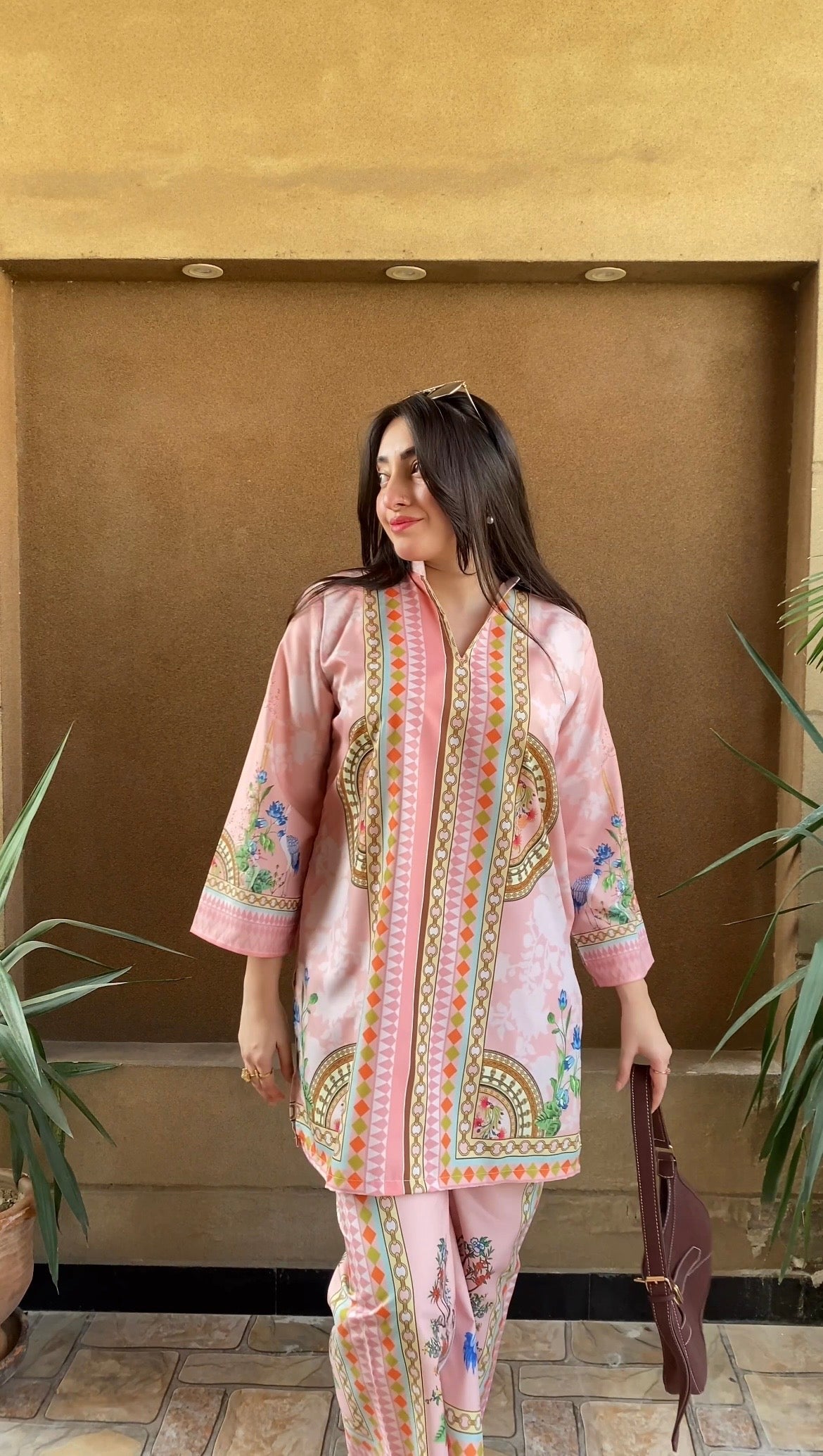 Peach Bloom Co Ord Set