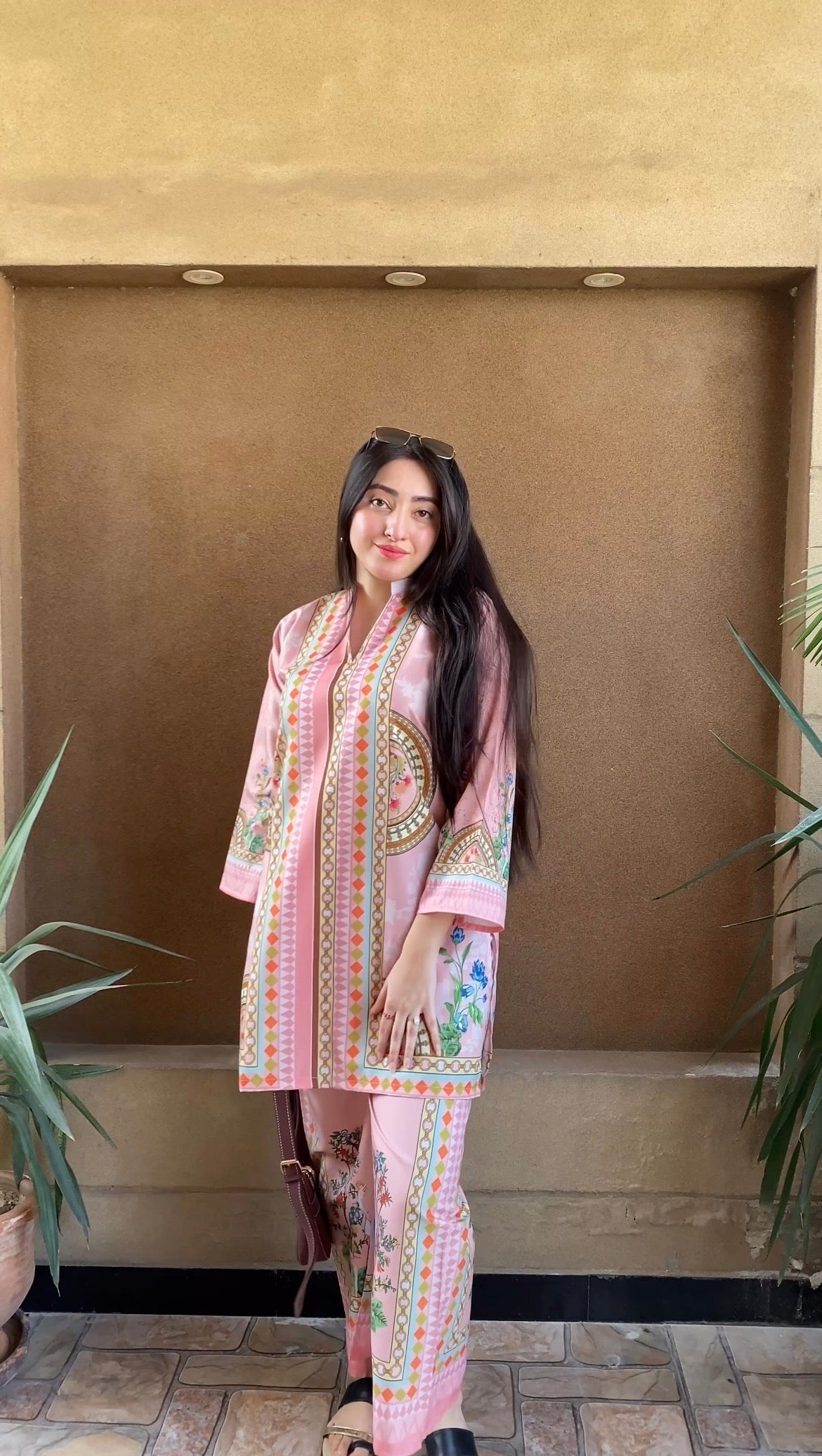 Peach Bloom Co Ord Set