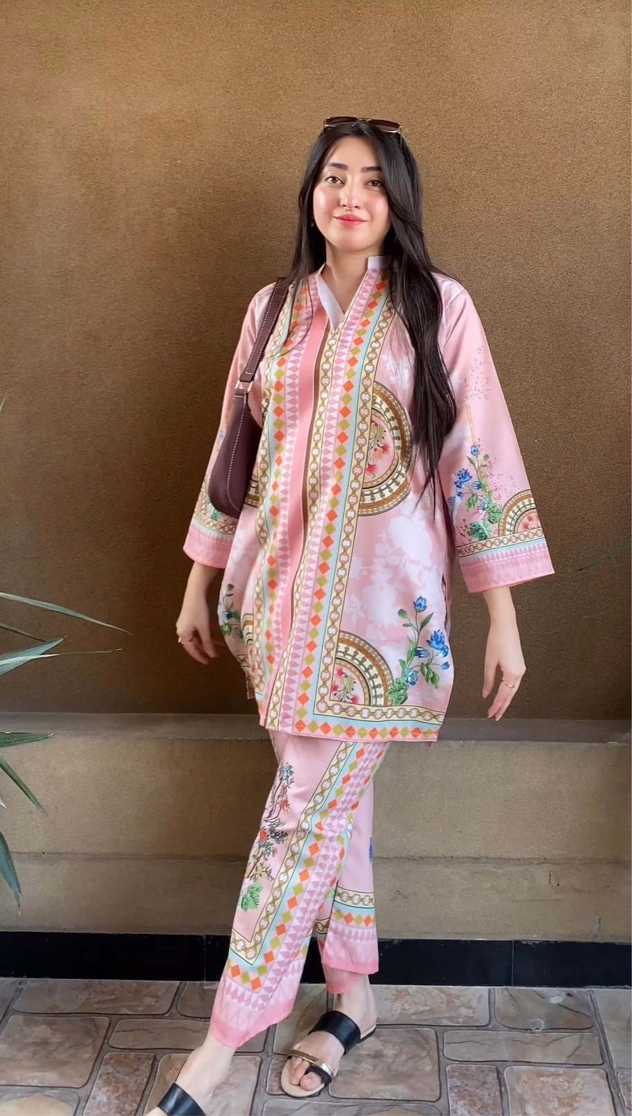 Peach Bloom Co Ord Set