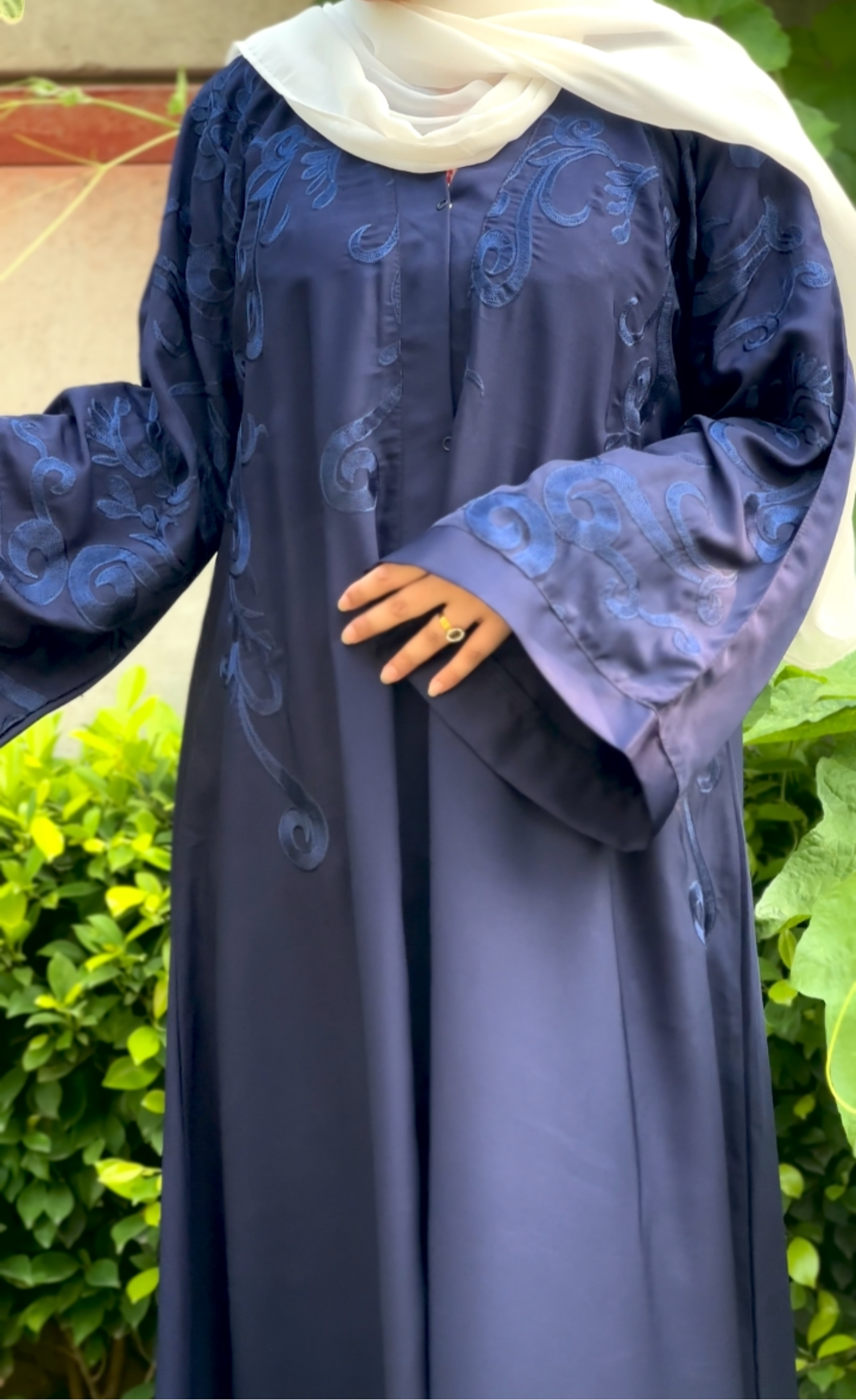 Fully embroidered Abaya