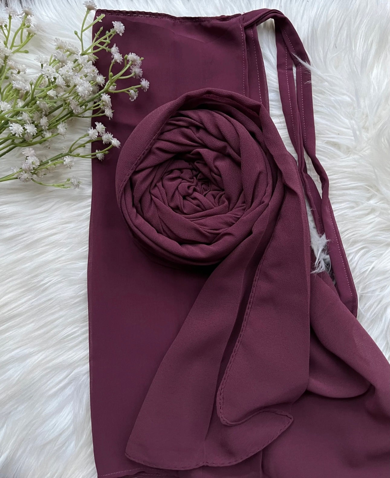 Georgette- Lavender hijab Niqab set