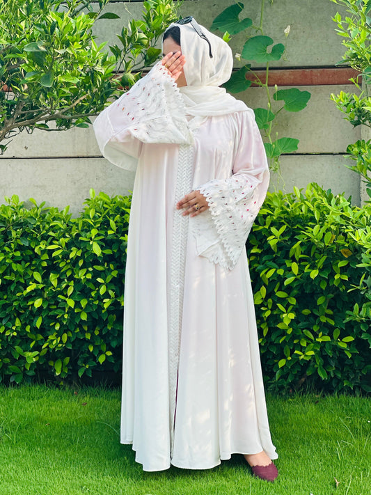 White Jasmine Abaya🕊️