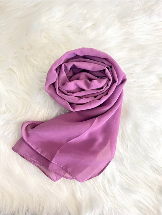Georgette- Muave pink