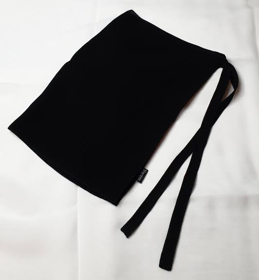 Niqab- Black tie back